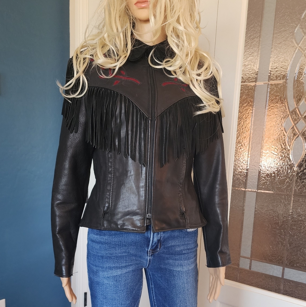 PROTECH LEATHER APPAREL JACKET SZ 12